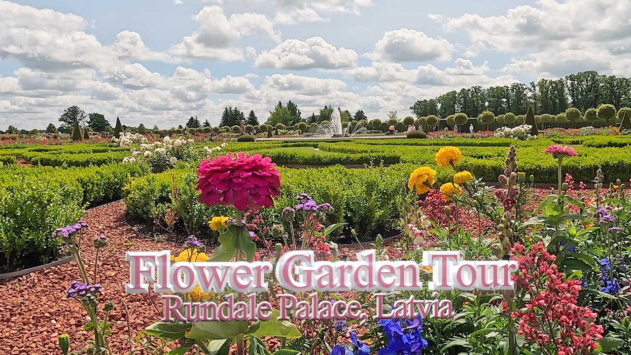 Flower Garden Tour | Summer Flowers | French Garden | Rundale Palace