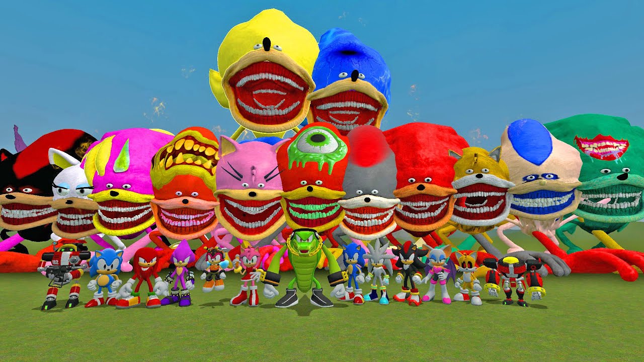 Shin Sonic Tapes Face Off in Garry’s Mod: Who Will Win?