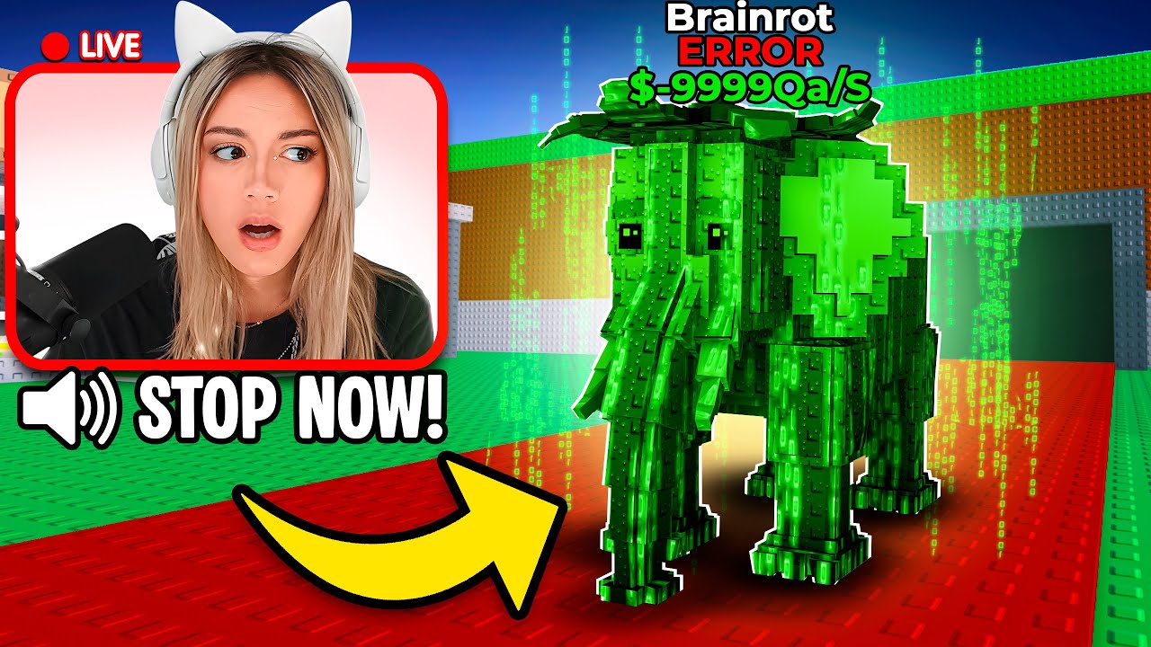 I Trolled A STREAMER With HACKS in Steal A Brainrot!