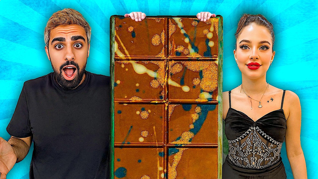 صنعت أكبر شوكولاته دبي بالعالم | خليت اليوتيوبرز يجربوها !!!