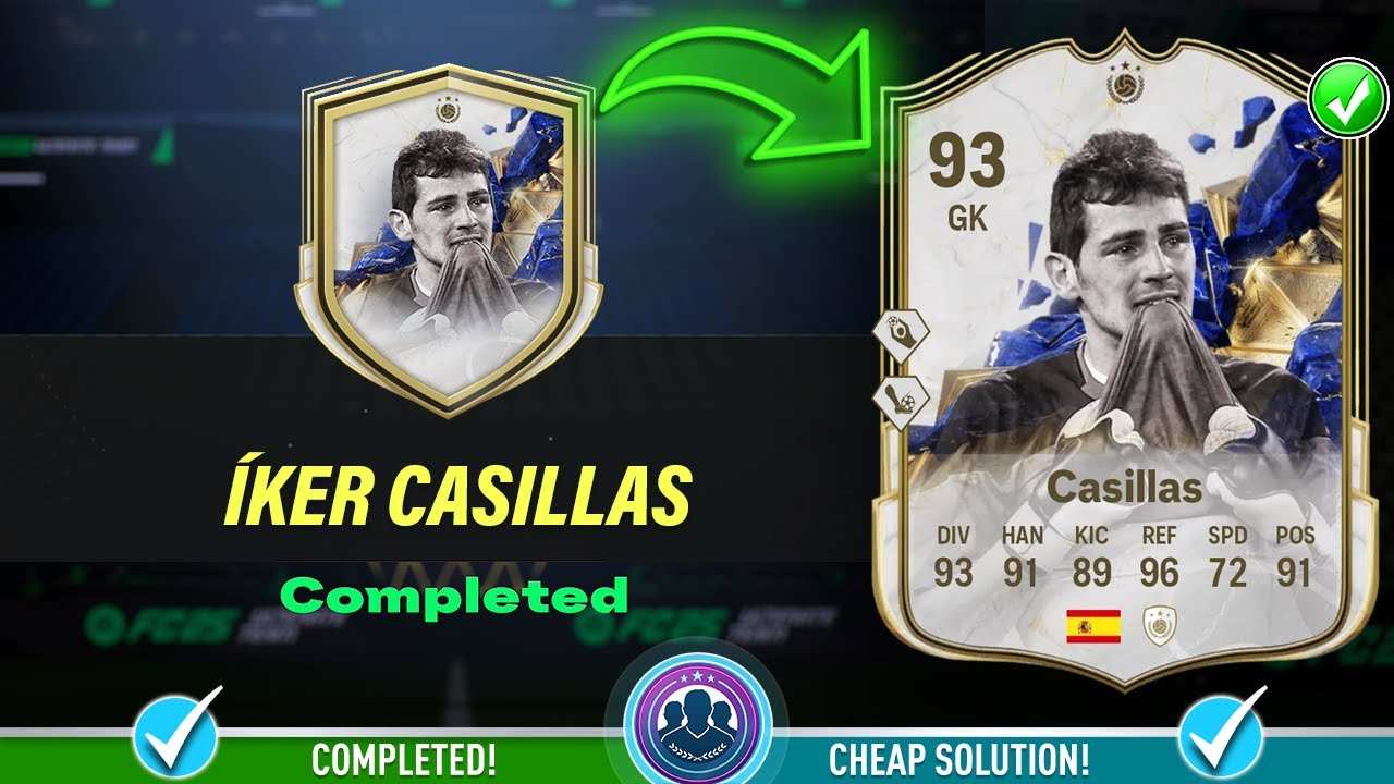 93 TOTY Icon Iker Casillas SBC Solution - Cheap Solution & Tips - FC 25