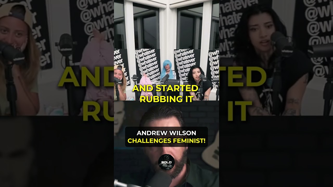 ANDREW WILSON CHALLENGES FEMINIST! 👩🏻‍🦰😅 