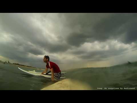Surf accident in Sri Lanka