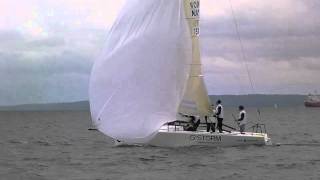2011 Böklunder Melges 24 European Championship  Race 9 Finish
