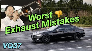 Biggest G37 Exhaust Mistakes Q50 370Z Vq37