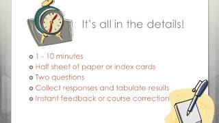 Informal Assessment