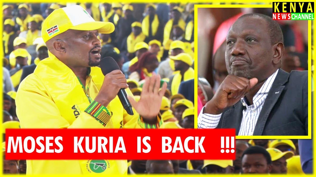 Послушайте, что Мозес Куриа сказал Руто лично в президентском дворце во время встречи кандидатов ...