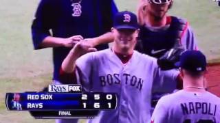 Red Sox pitcher mocks Fernando Rodney