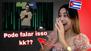 GRINGA REAGINDO A HUMOR BRASILEIRO @AfonsoPadilhaComediante