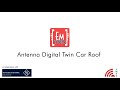 EM-Twin Automotive Tutorial - Antenna placement on the Roof of a Car