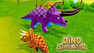 Baby Triceratops's Life! | Dino Simulator Game #3