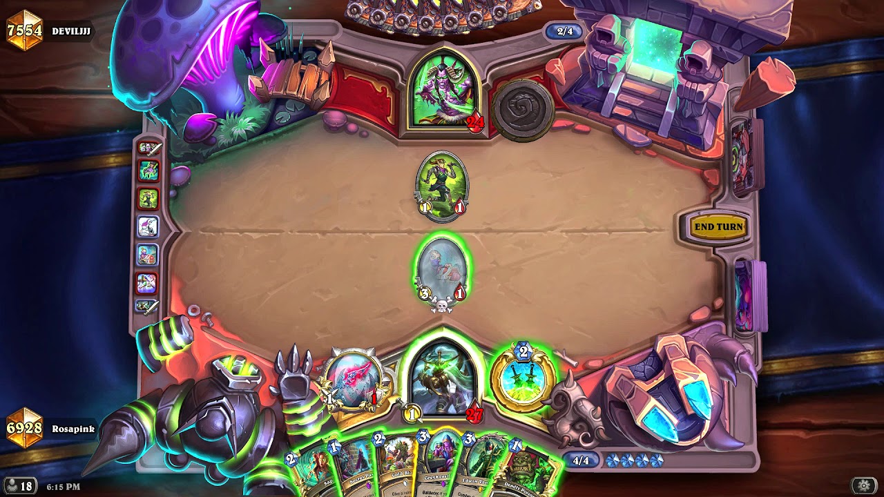 Rosapink Hearthstone - Rogue Aggro Stealth - Madness At the Darkmoon Faire