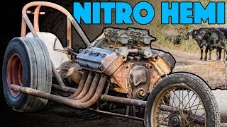 Front Engine Dragster ABANDONED in the Woods (we bought it!)  Hot Rod Hoarders Ep. 9