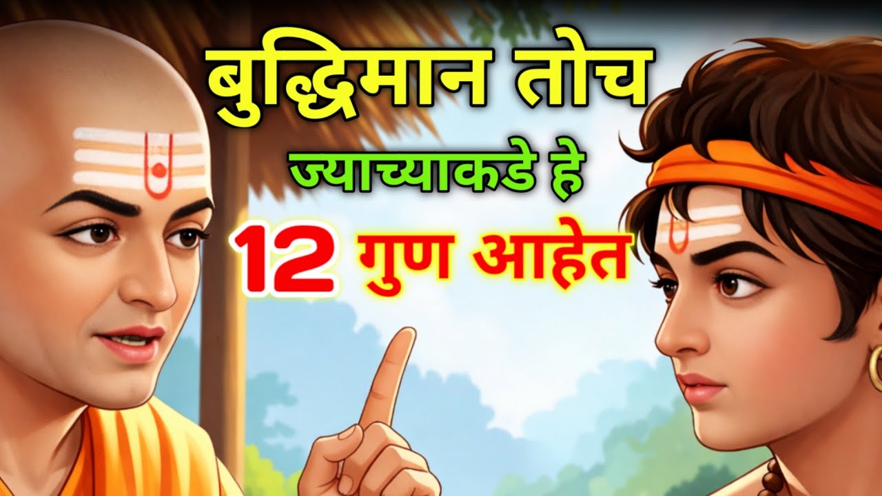 बुद्धिमान व्यक्तीची १२ लक्षणे | चाणक्य नीति | Chanakya Niti | Marathi Motivation | DK GK Marathi