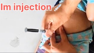 Injection Vlog Im Injection Video Intramuscular Injection On Ocks Area