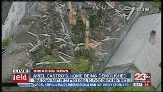 Ariel Castro Home Demolished
