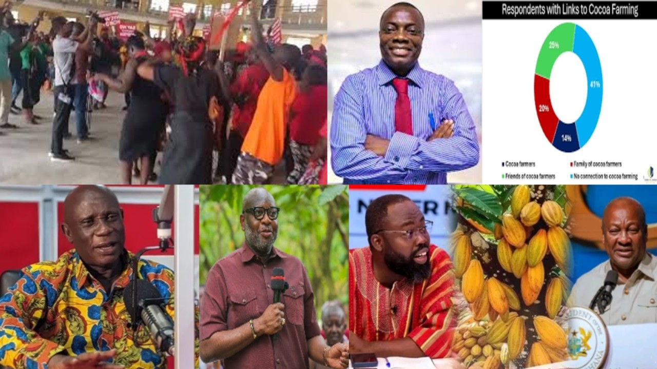 Mussa Dankwah run for cover as cocoa famers strike on him Over...