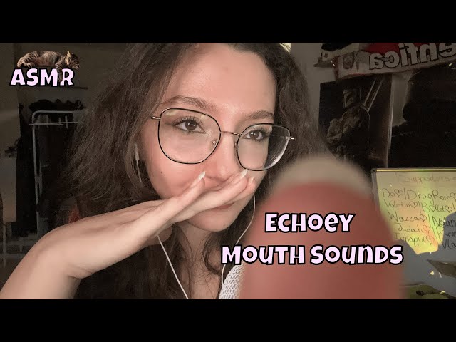 ASMR | Echoey Dry & Wet Mouth Sounds ⭐