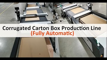 Fully Automatic Corrugated Cardboard Cutting System by JWEI Digital Cutter