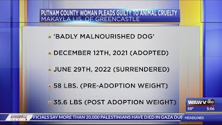 ‘Badly malnourished,’ | Putnam County woman pleads guilty to animal cruelty