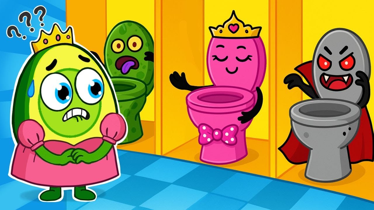 Which Restroom Should Princess Go To? Potty Training with VocaVoca Friends | Kids Songs