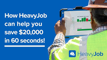 How HCSS HeavyJob Can Help You Save $20,000 in 60 Seconds | Construction Costs