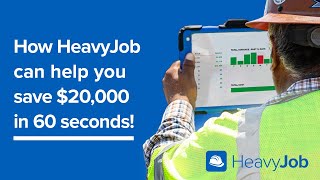 Famous How HCSS HeavyJob Can Help You Save $20,000 in 60 Seconds | Construction Costs Net Worth