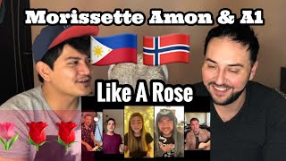 Singer Reacts| Morissette Amon and A1- Like A Rose | Live