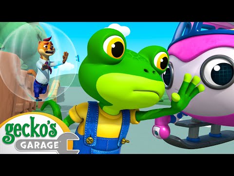 Can Gecko and Kat Save Weasel! | Gecko's Animal Pals | Animal & Vehicle Cartoons | Cartoons for Kids
