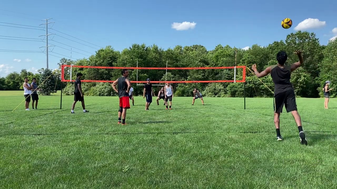 God Squad vs Avengers 4v4 Grass Volleyball League 7/12/2020 Let's Go Volleyball YouTube