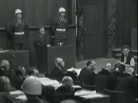 Alfred Rosenberg Questioned at Nuremberg Major War...