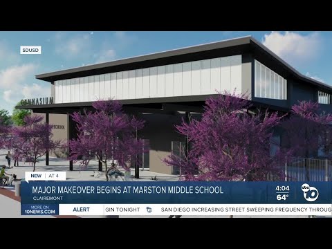 Major makeover underway at Marston Middle School in Clairemont