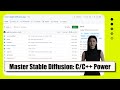Master Stable Diffusion in C/C++: Clone, Update, and Build | Command-line Arguments, Performance, an