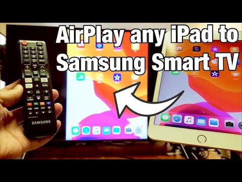 All iPads: How to AirPlay (Screen Mirror) to Samsung Smart TV (Nothing Else Needed)
