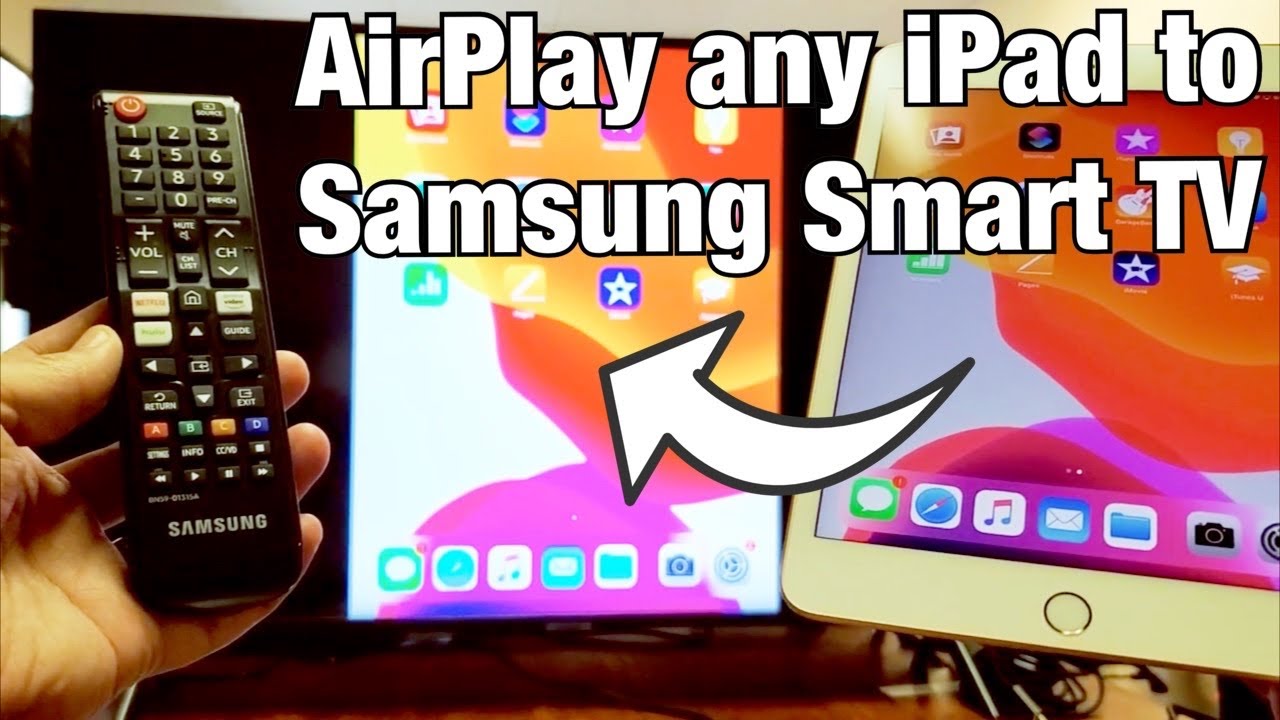 To Samsung Smart Tv, How To Mirror Ipad Samsung Tv Without Internet