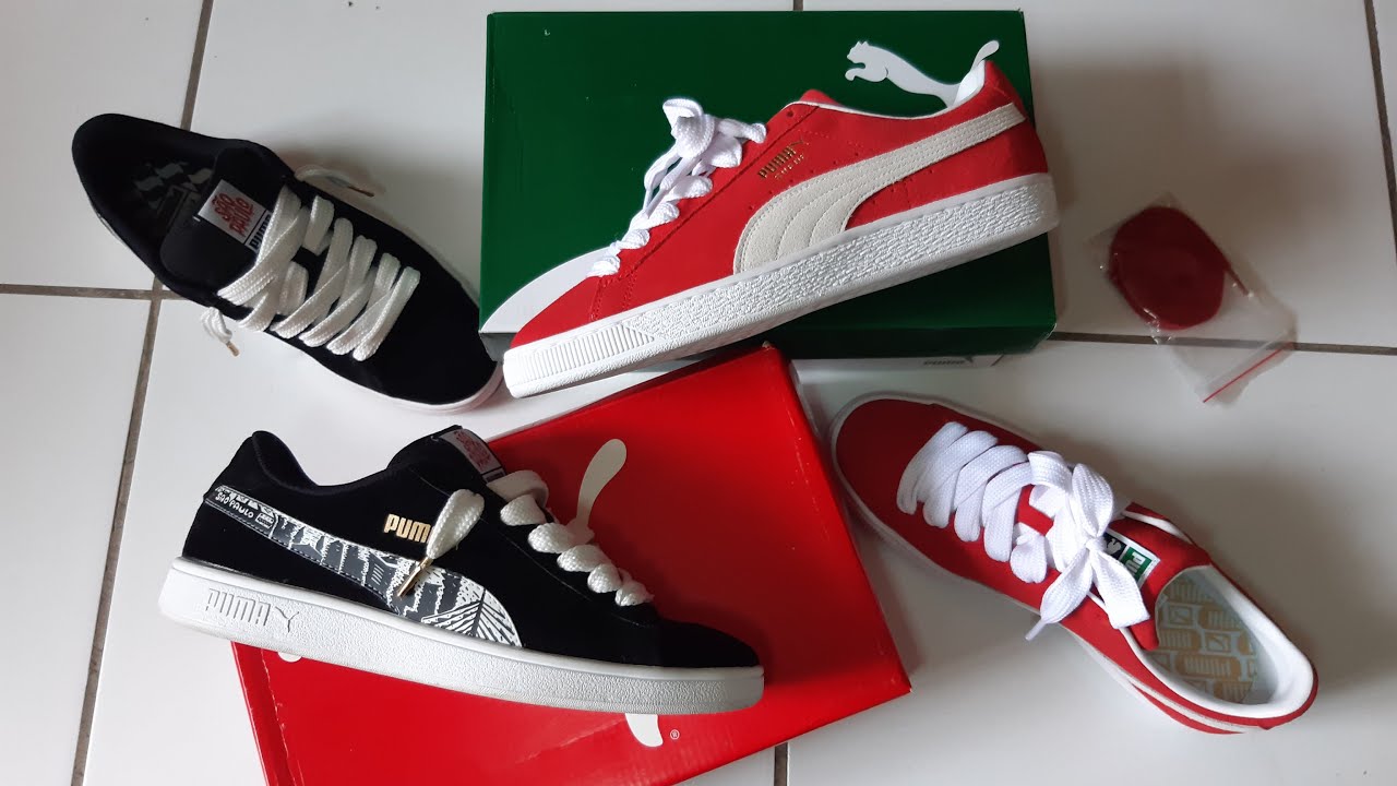 Diferenças entre PUMA SUEDE E PUMA SMASH V2 SP BDP [ON FEET] - YouTube