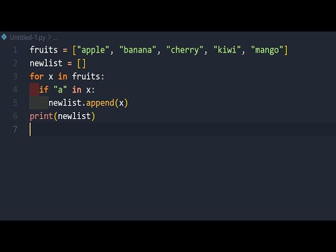 Capa de شرح List Comprehension في بايثون