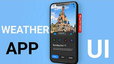 Location App UI | Weather App |  Flutter | Speed Code
