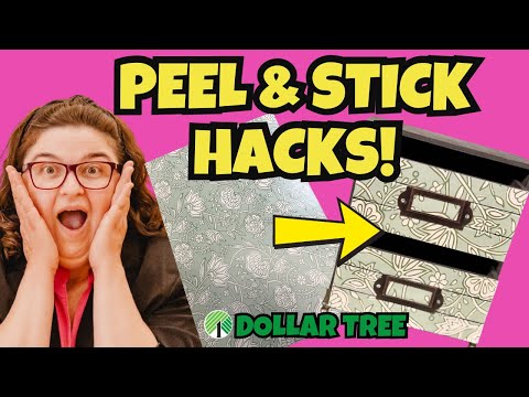12 Dollar Tree Peel & Stick Wallpaper Hacks That Look EXPENSIVE!