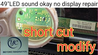 LSC490HN02-S02 no display problem |LSC490HN02-S02 ckv line cut