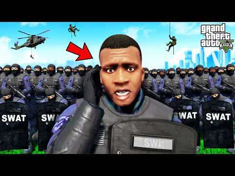 Franklin Become SWAT Soldier To Fight Criminals in GTA 5!