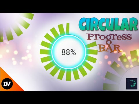 🆕Animated Circular Progress Bar  👉 Alight Motion Tutorial