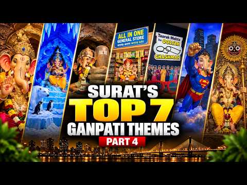 Surat’s Top 7 Ganpati Themes You MUST See! 😱🔥 | Part 4