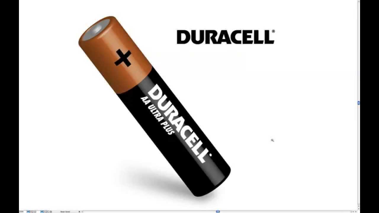 Adobe Illustrator 3d Duracell Battery  Not A Tutorial