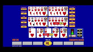 #121 Practice White Hot Aces Video Poker - How HOT are they? screenshot 4