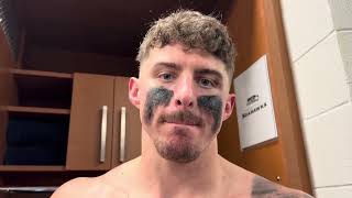 Seahawks Eric  Saubert post game interview after  38-37 win over LA Rams