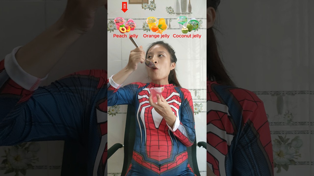 Peach jelly, orange & coconut 