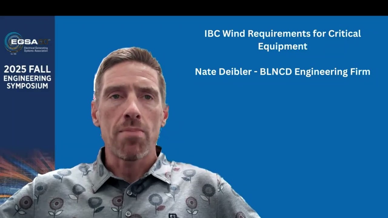 IBC Wind Requirements for Critical Equipment - Nate Deibler