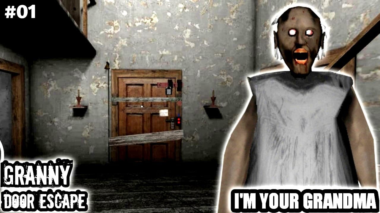 GRANNY DOOR ESCAPE PART-1 | GRANNY CH-1 GAMEPLAY | FeddiGamingworld ...