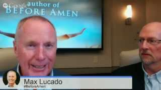 LIVE Author Chat with Max Lucado ~ Author of Before Amen
